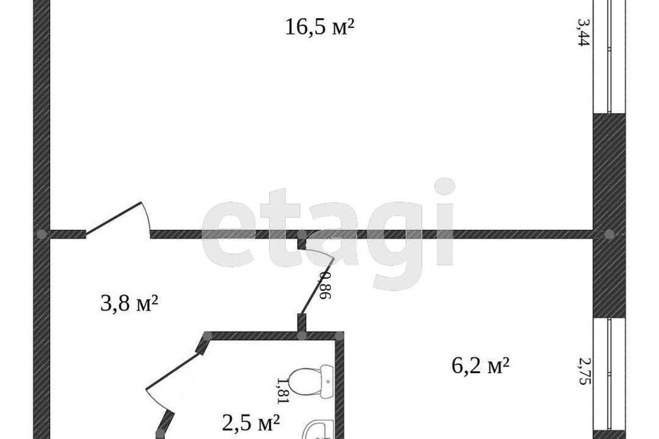 квартира г Нефтеюганск 8-й микрорайон, 17, Нефтеюганский район фото 5