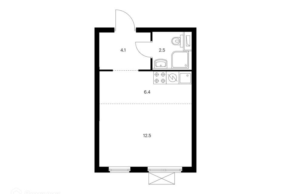 квартира г Москва проезд Нагатинский 1-й 2с/8 Южный административный округ фото 1