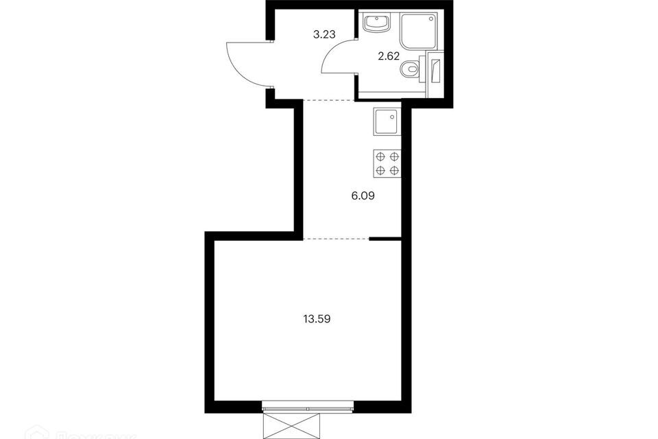 квартира г Москва ш Очаковское 3с/9 Западный административный округ фото 1