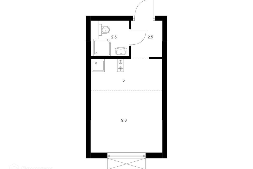 квартира г Москва ш Варшавское 1/2 Южный административный округ, 1с фото 1