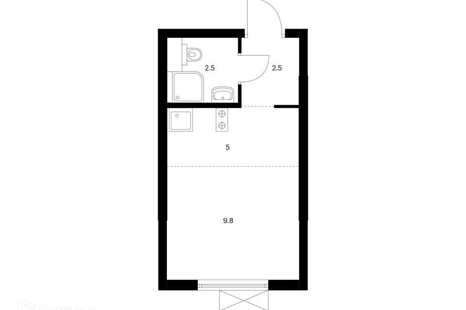 квартира г Москва ш Варшавское 1/2 Южный административный округ, 1с фото 1