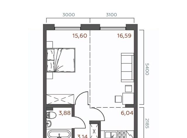 квартира р-н Октябрьский дом 2 фото