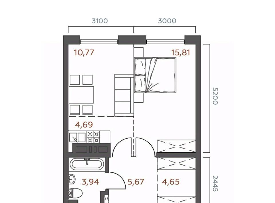 квартира г Иркутск р-н Октябрьский ул 6-я Советская 2 фото 1