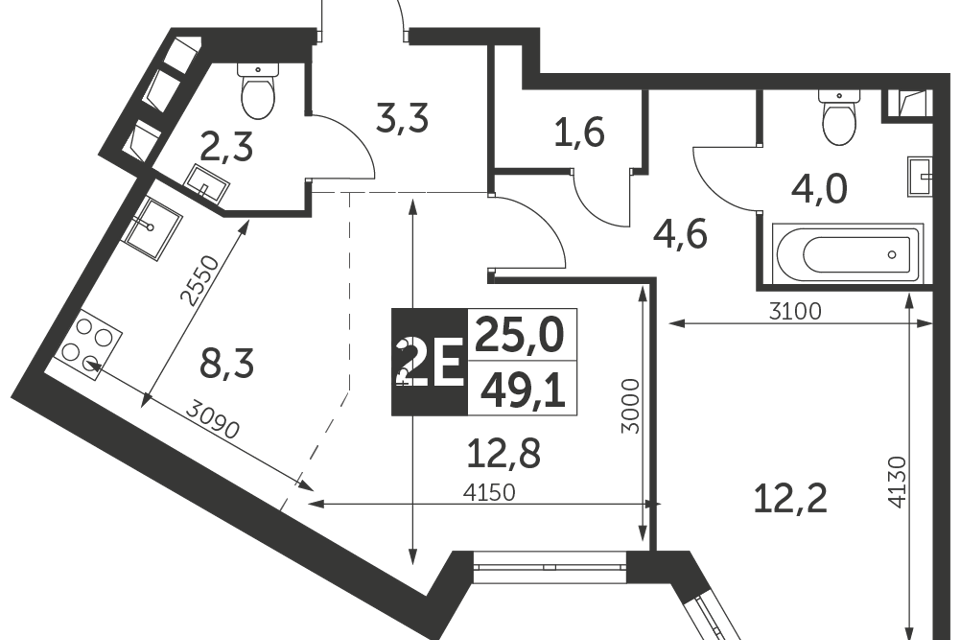 квартира г Москва ул Академика Волгина 2к/1 Юго-Западный административный округ фото 1