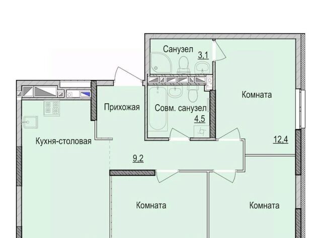 р-н Индустриальный ЖК «Утро на Репина» 3 жилрайон, 2-й мкр фото