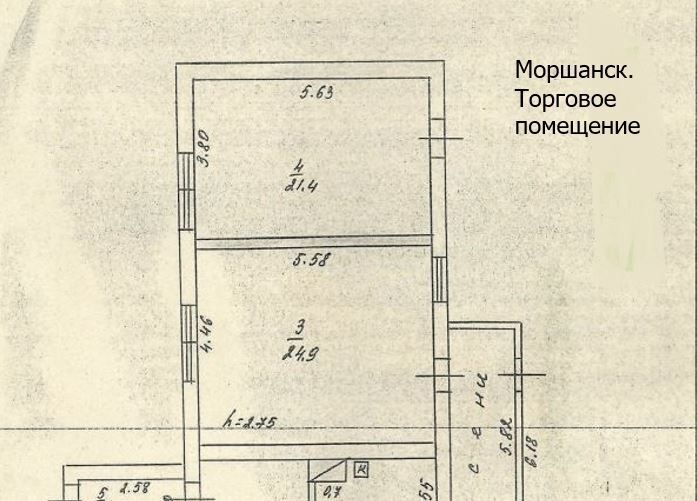 торговое помещение г Моршанск ул Промышленная 9 фото 3