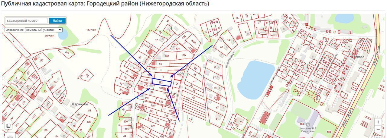 земля р-н Городецкий д Завражное (Кумохинский с/с) мкр-н Большое Завражное, Городец фото 2