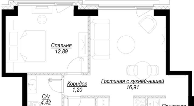 квартира г Москва метро Лужники 1-й Сетуньский проезд, вл 10 фото