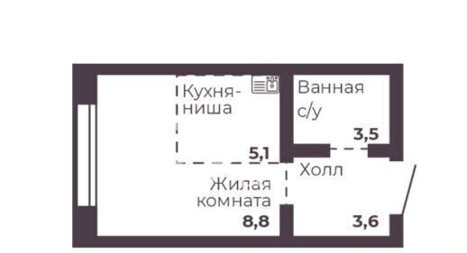 квартира г Челябинск р-н Тракторозаводский фото 10