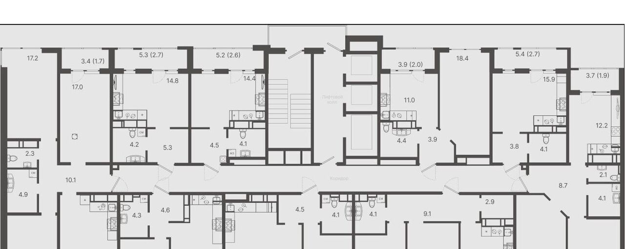 квартира г Краснодар р-н Центральный ул Колхозная 5к/3 фото 2