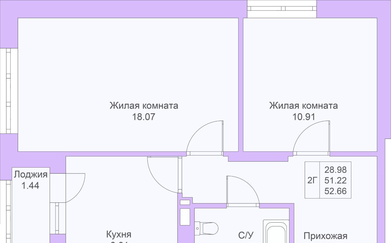 квартира г Казань метро Горки Светлая Долина жилой комплекс фото 5