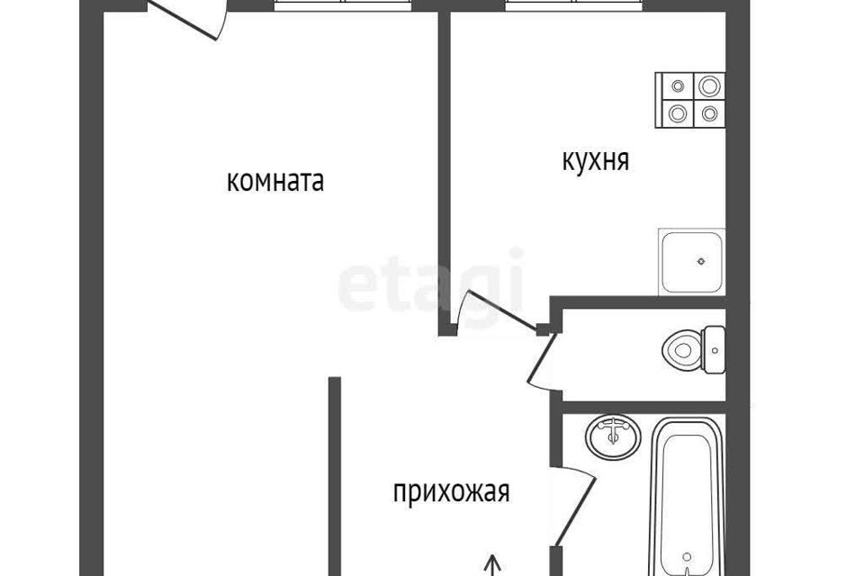 квартира г Екатеринбург ул Трубачева 45 Екатеринбург, муниципальное образование фото 9