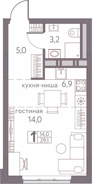 квартира г Пермь р-н Мотовилихинский ул Серебристая 3а фото 1