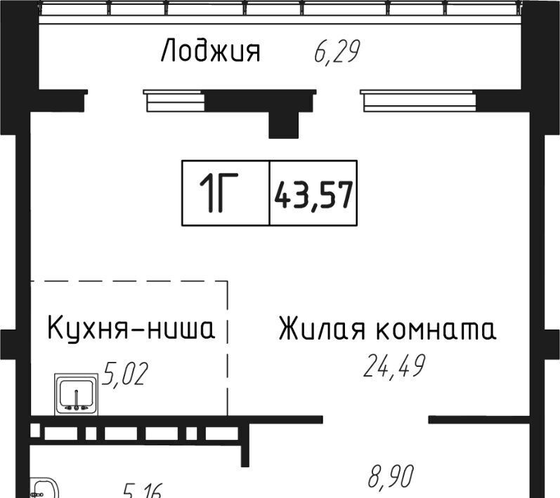 квартира г Владивосток р-н Советский Чайка ЖК «Чайка» фото 1