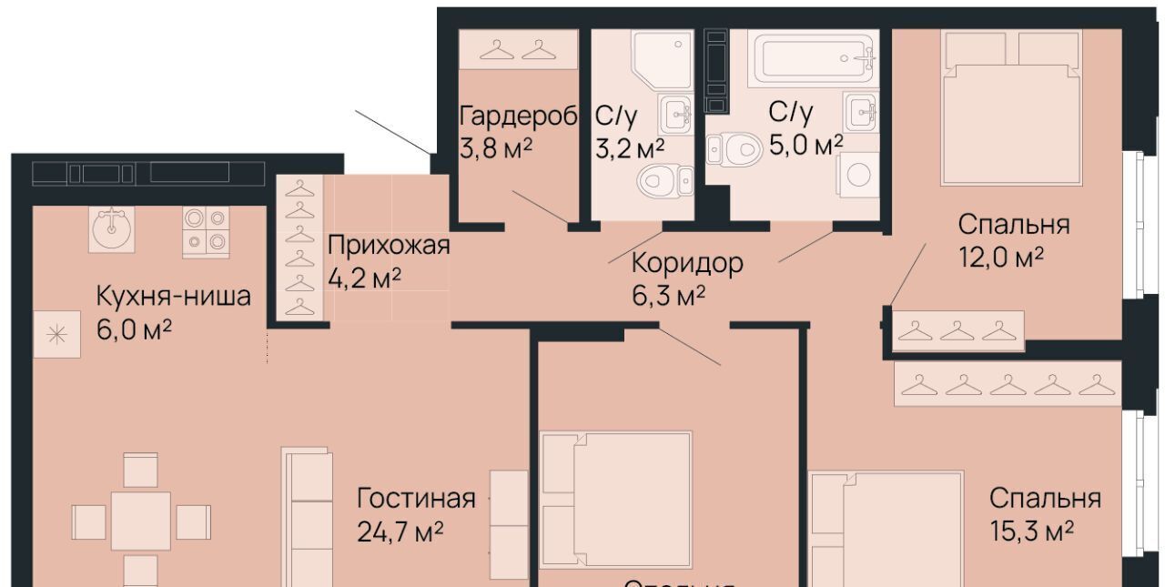 квартира г Нижний Новгород Горьковская Резиденция жилой комплекс фото 1