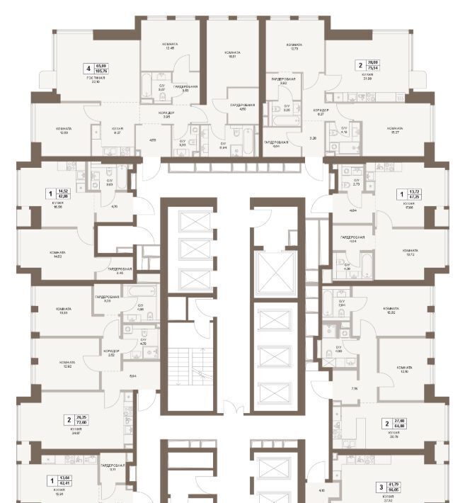 квартира г Москва метро Площадь Гагарина 5-й Донской проезд, вл 21к 6 фото 2