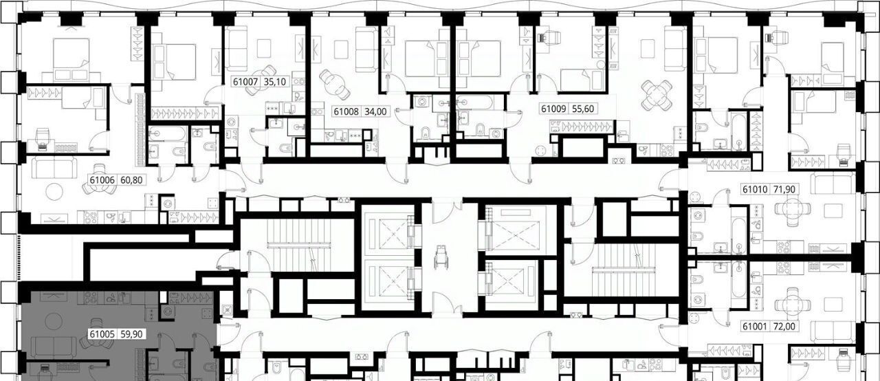 квартира г Москва метро Тушинская ул Вишнёвая 7с/128 фото 2