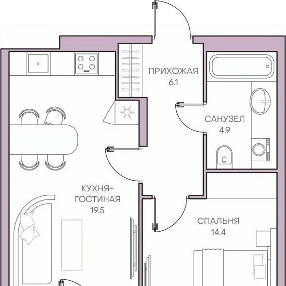 квартира г Пенза р-н Ленинский ул Революционная с 34 фото 2