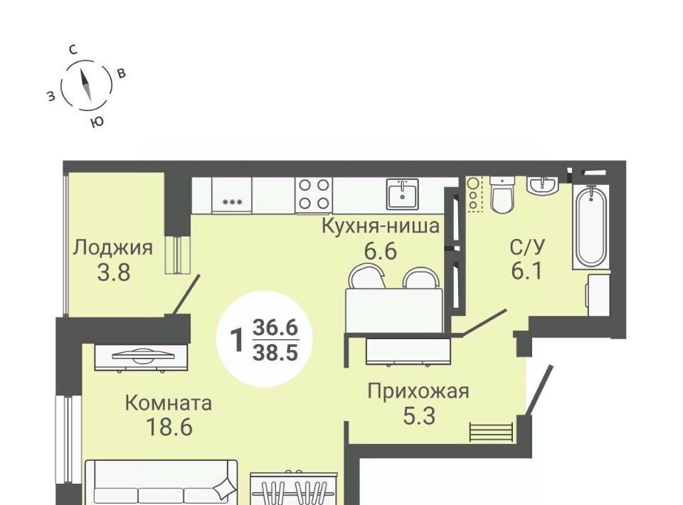 квартира г Новосибирск ул Петухова 168с Площадь Маркса фото 1