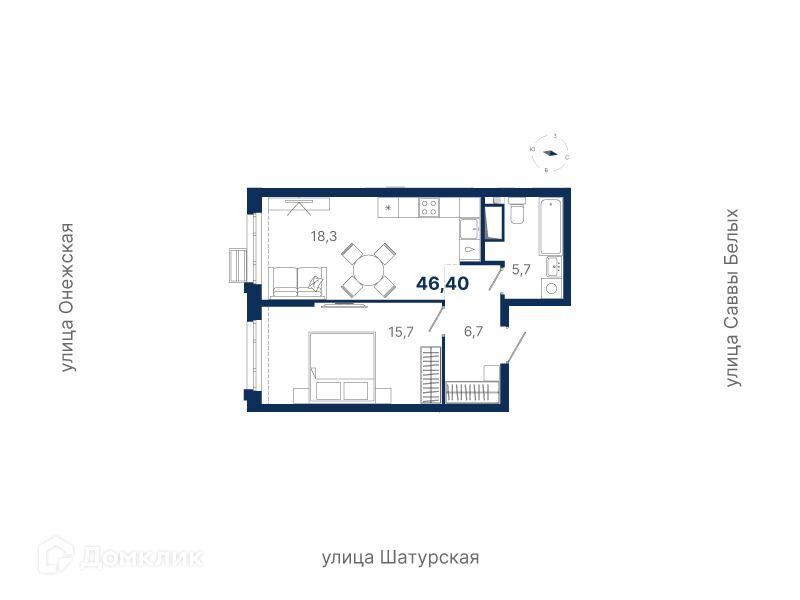 квартира г Новосибирск ул Шатурская 4 городской округ Новосибирск фото 1