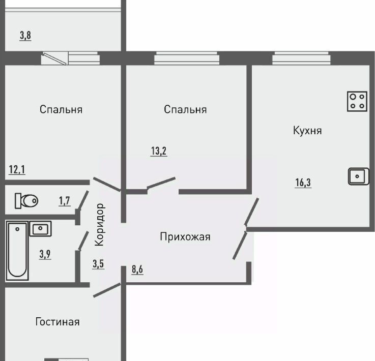 квартира р-н Орловский д Жилина ул Садовая 2к/2 фото 1