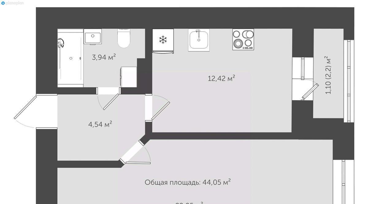 квартира г Ярославль р-н Фрунзенский ш Суздальское 64 фото 1