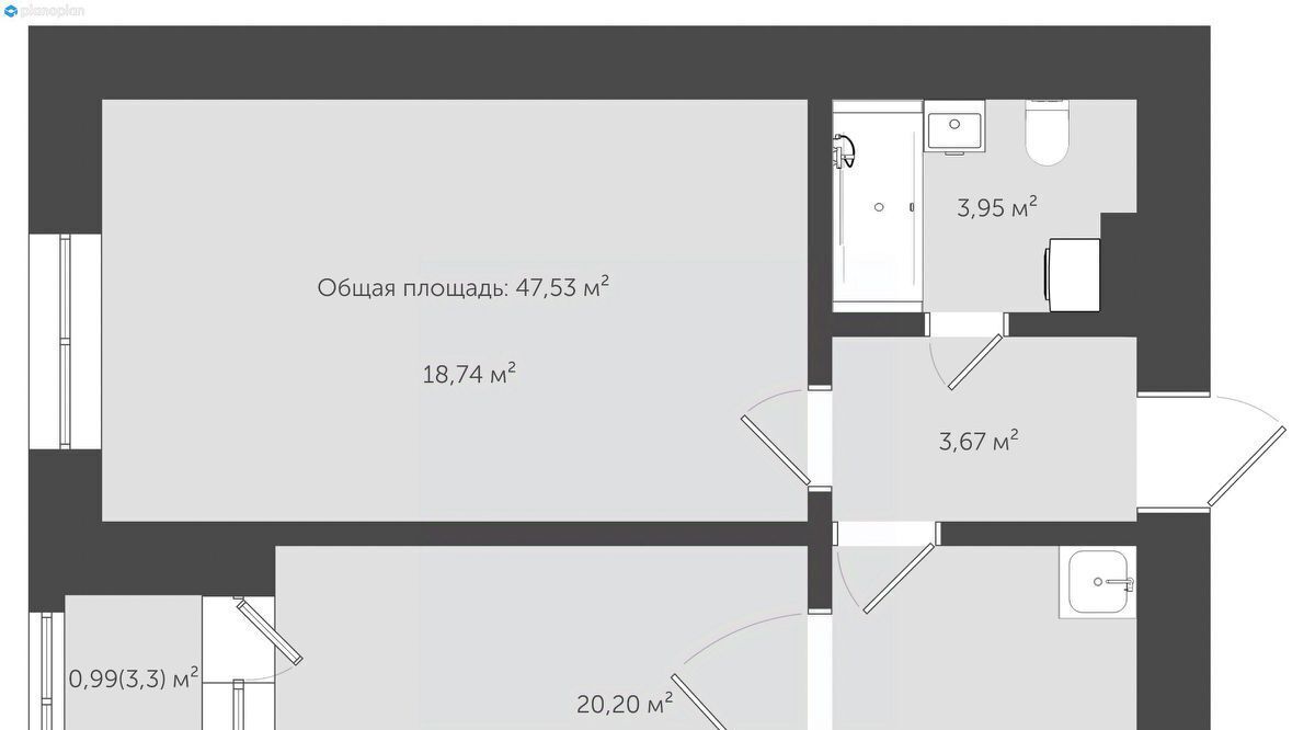 квартира г Ярославль р-н Фрунзенский ш Суздальское 64 фото 1