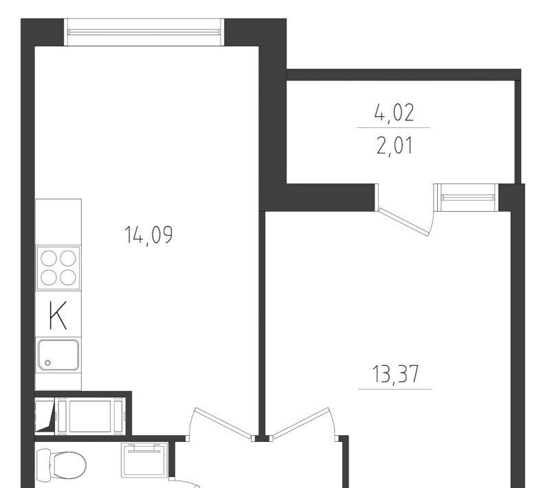 квартира г Красное Село ул Лермонтова 15к/2б метро Проспект Ветеранов фото 1