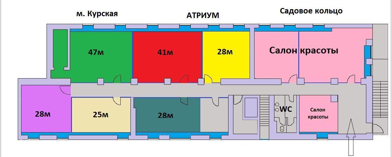 свободного назначения г Москва метро Курская ул Земляной Вал 24/32 фото 3