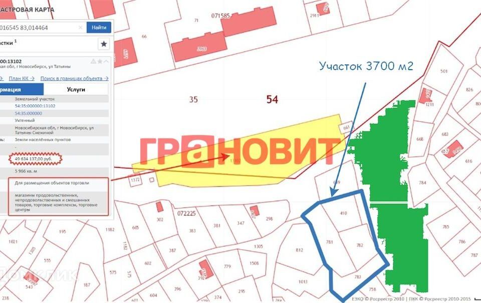 земля г Новосибирск ул Татьяны Снежиной 21/1 городской округ Новосибирск фото 3