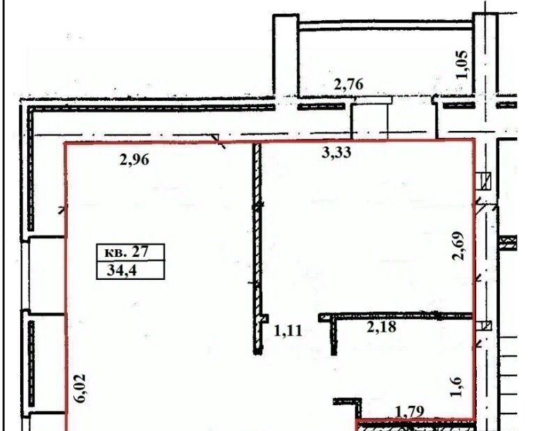 квартира г Кострома п Новый 42 фото 2