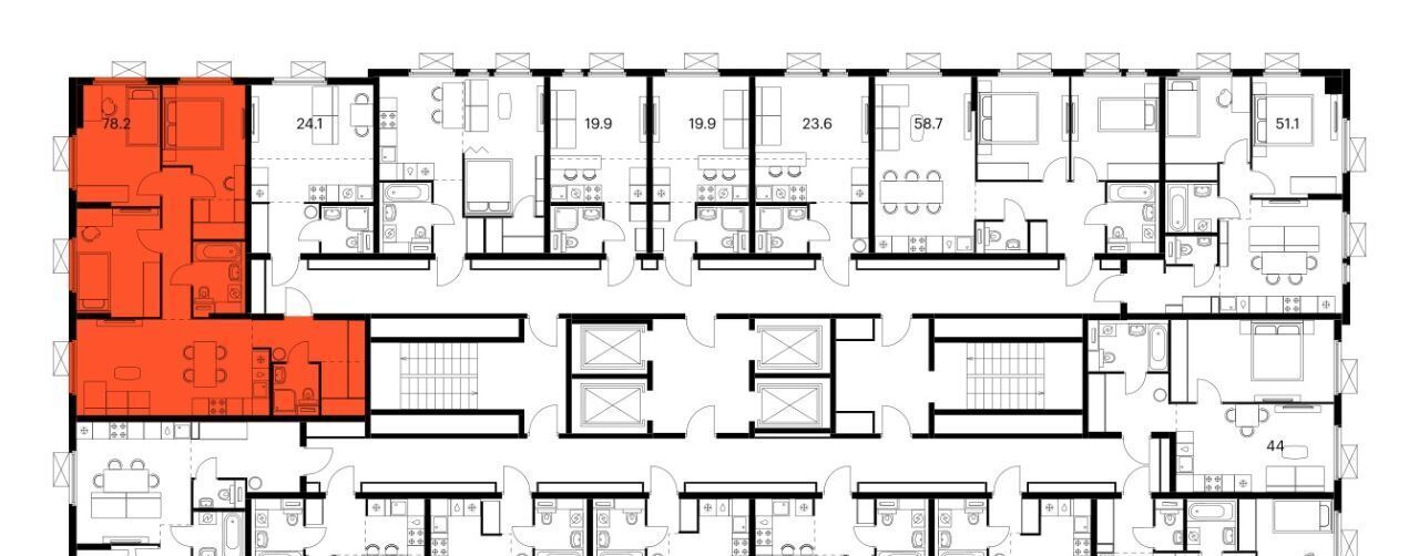 квартира г Мытищи Ярославский квартал жилой комплекс, 1. 4, Медведково фото 2