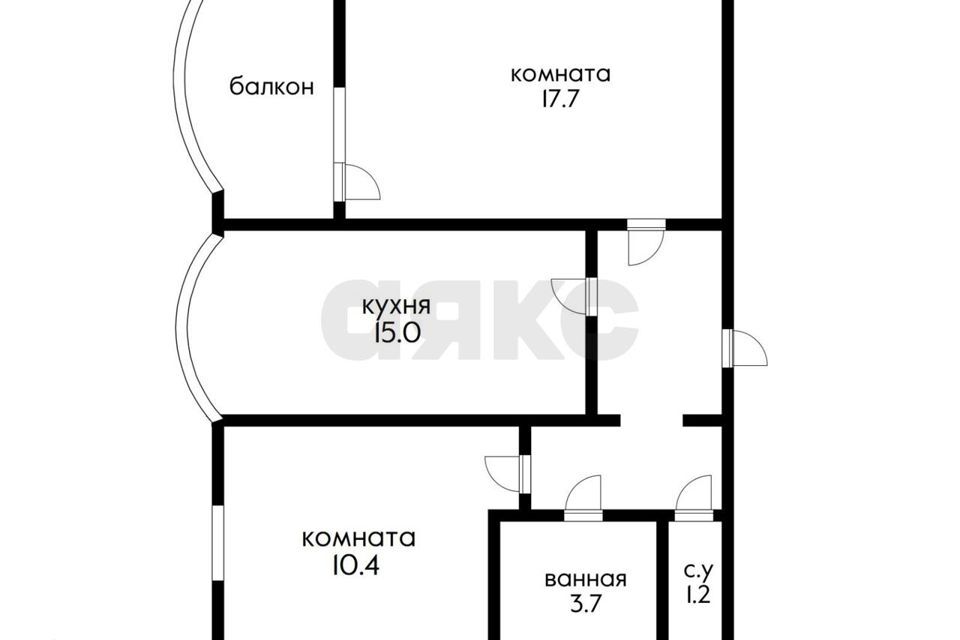 квартира г Краснодар ул Рашпилевская 32 муниципальное образование Краснодар фото 4