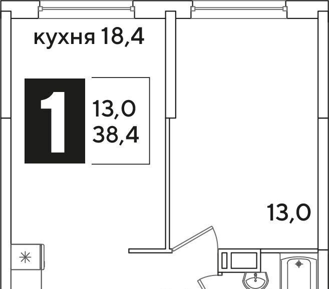 квартира г Краснодар р-н Прикубанский ЖК Самолёт-6 фото 3