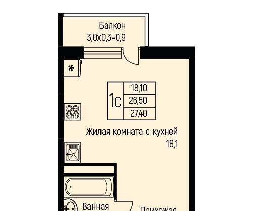 квартира г Краснодар п свх Прогресс п Березовый ЖК Прогресс муниципальное образование фото 1