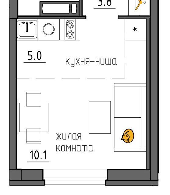 квартира г Пермь ул Ижевская 38 городской округ Пермь фото 1