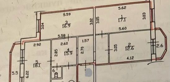 квартира г Колпино ул Ижорского Батальона 18 р-н Колпинский фото 21