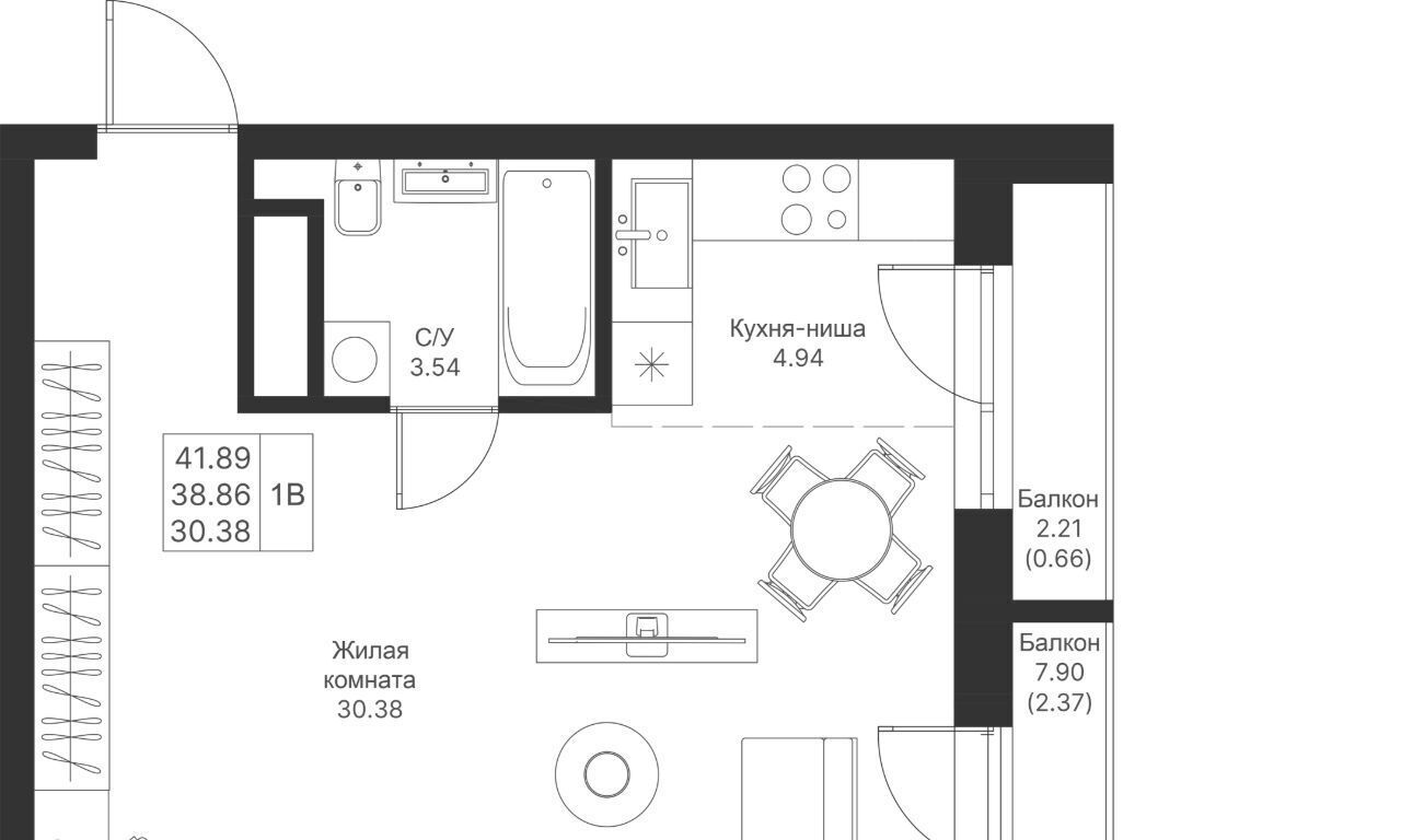 квартира г Казань метро Горки ПК 4, Мой Ритм жилой комплекс фото 1