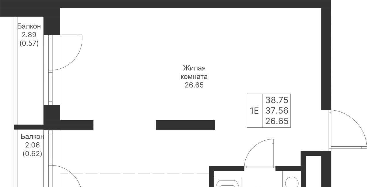 квартира г Казань метро Горки ПК 4, Мой Ритм жилой комплекс фото 3