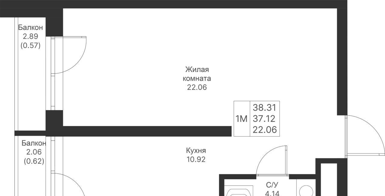 квартира г Казань метро Горки ПК 4, Мой Ритм жилой комплекс фото 3