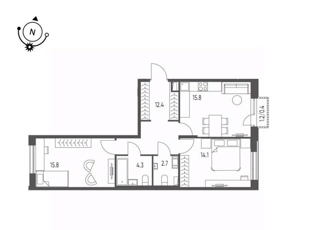 р-н Кировский микрорайон Зелёная Река 14 фото