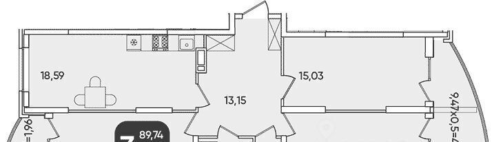 квартира г Краснодар р-н Прикубанский мкр Любимово фото 1