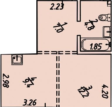 квартира р-н Иркутский рп Маркова Стрижи кв-л, 15 фото 1