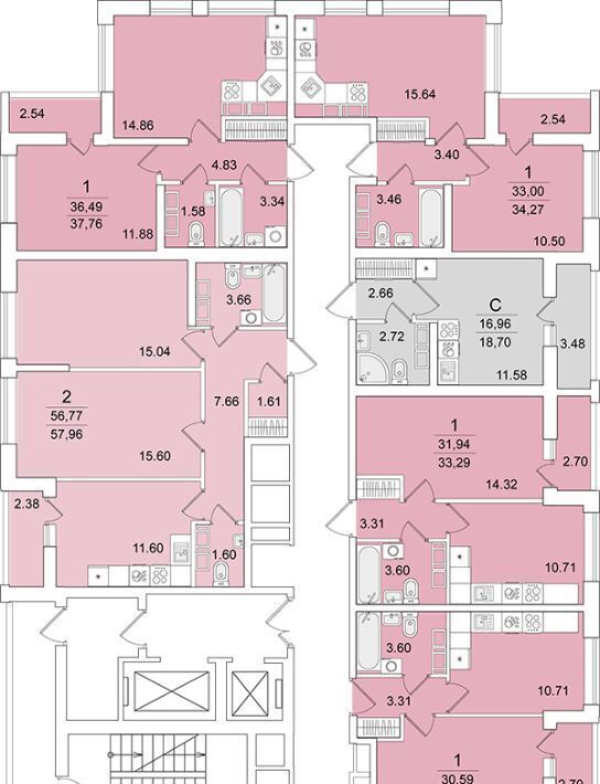 квартира г Санкт-Петербург метро Московская ул Кубинская 82к/3 фото 2