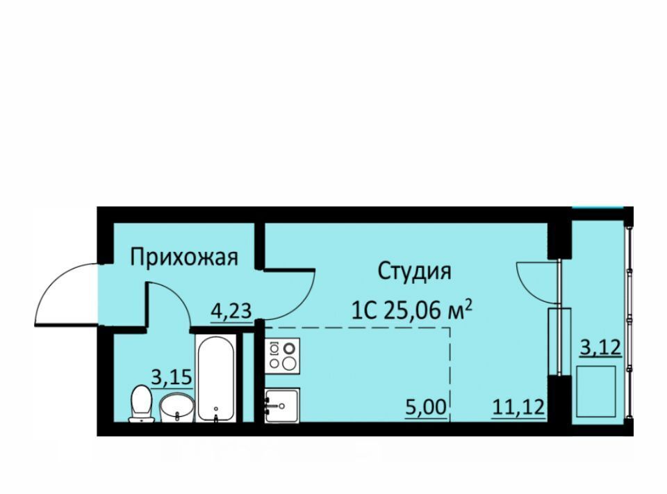 квартира р-н Пермский д Кондратово ул Водопроводная 6/4 фото 1