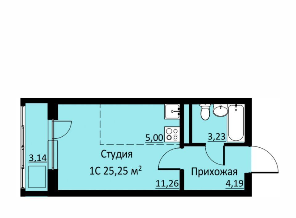 квартира р-н Пермский д Кондратово ул Водопроводная 6/4 фото 1