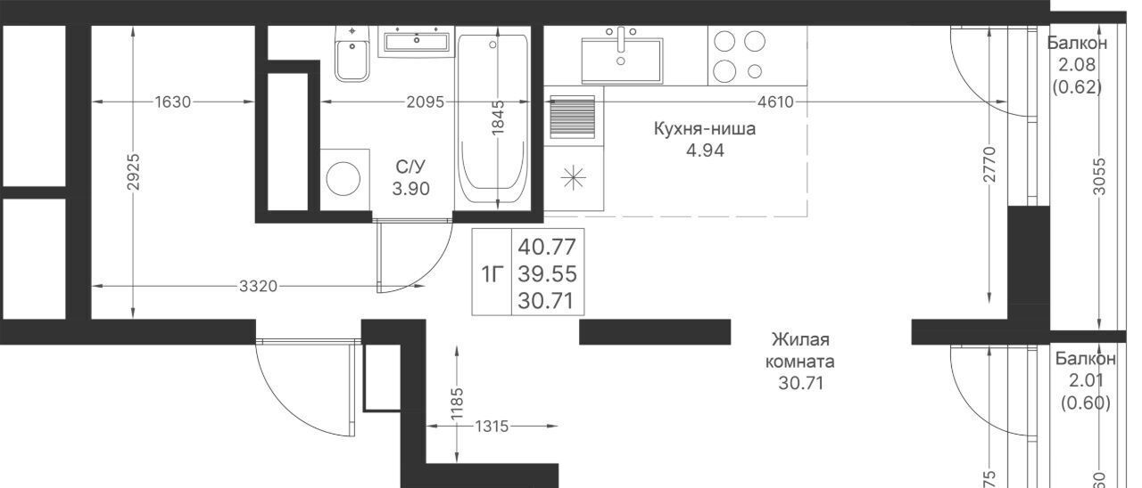 квартира г Казань метро Горки Мой Ритм жилой комплекс фото 2