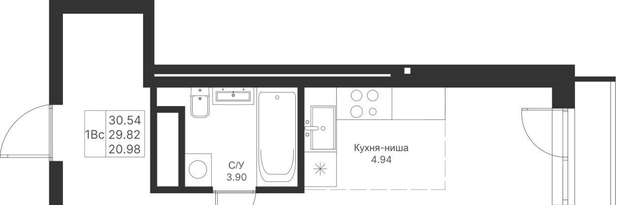 квартира г Казань метро Горки Мой Ритм жилой комплекс фото 4