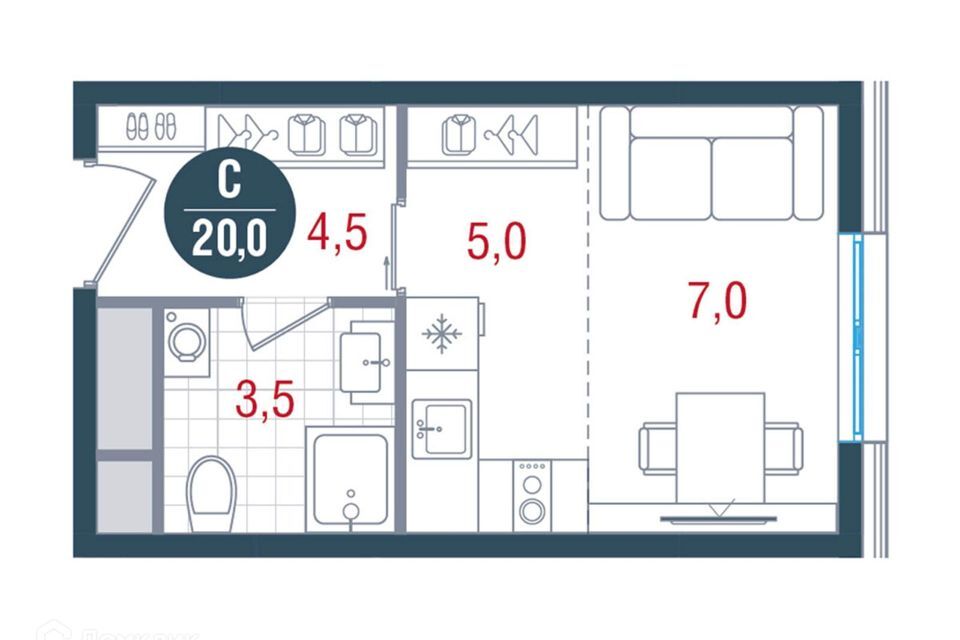 квартира г Москва б-р Кавказский 51с/3 Южный административный округ фото 1