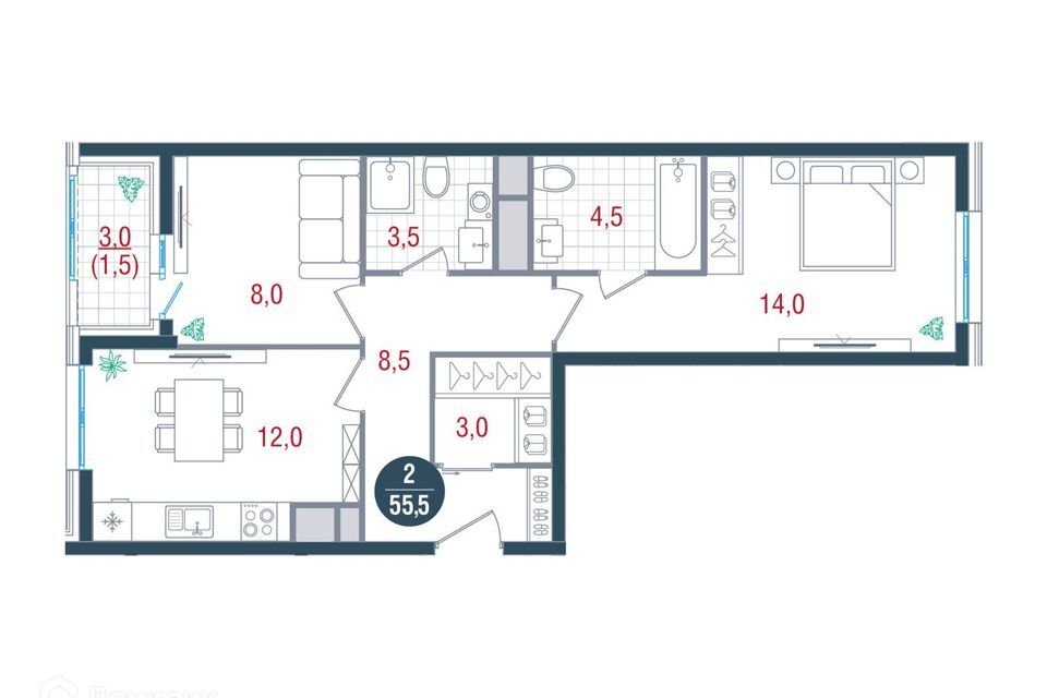 квартира г Москва б-р Кавказский 51с/3 Южный административный округ фото 1